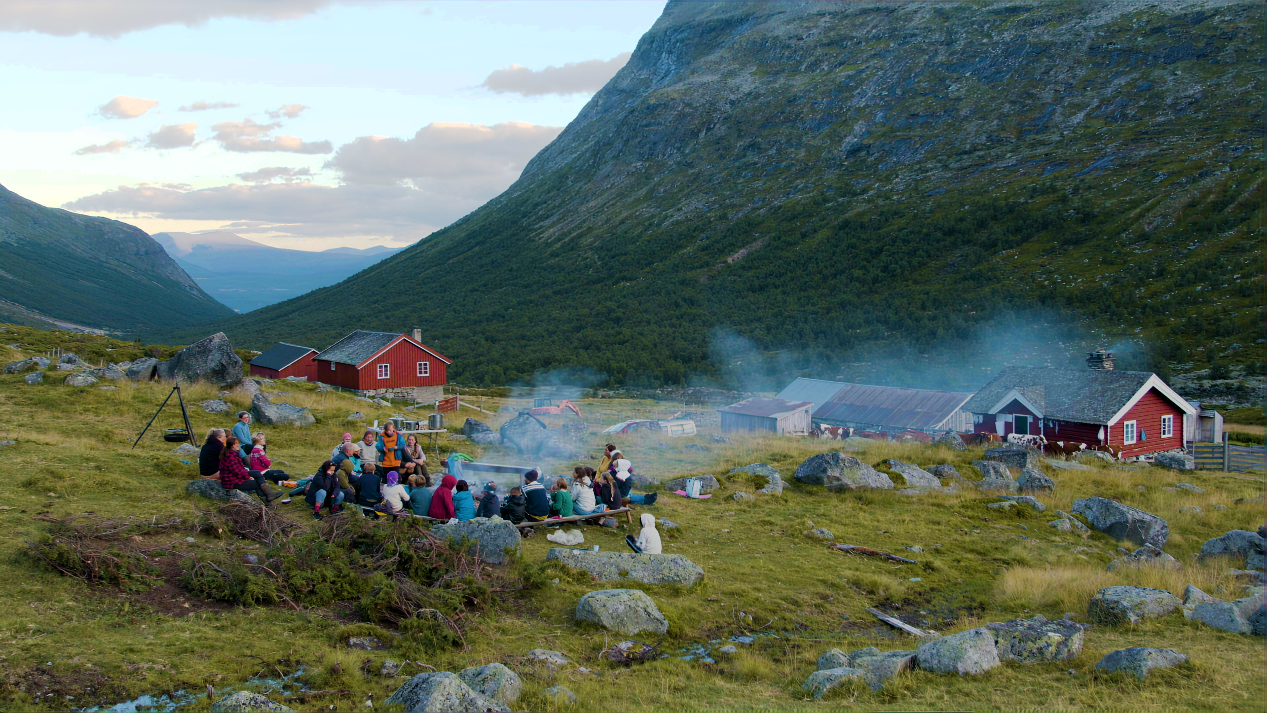 Setermiljø i Sanddalen, Valdres. Foto: Sherpa Film Norge